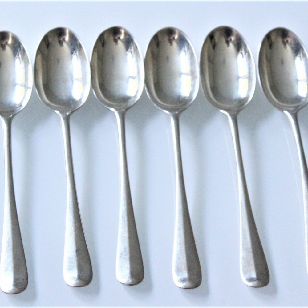 LIONEL ALFRED CRICHTON 1890 STERLING SILVER SPOONS